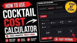 Cocktail Cost Calculator: Know Exactly What Every Drink Is Costing You