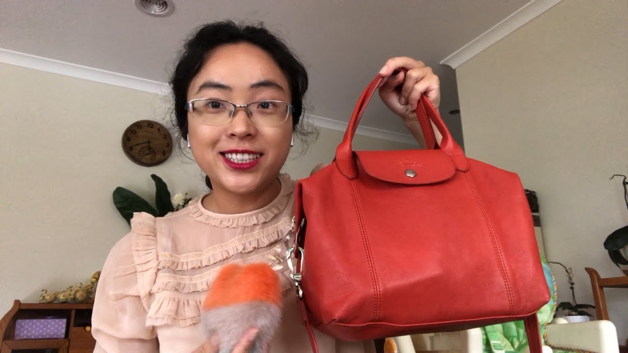 Got the Longchamp Le Pliage Cuir in Medium! Can't wait until it arrives.  Anyone else have this bag? : r/handbags