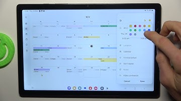How to Add Event to Calendar on SAMSUNG Galaxy Tab A8 10.5 – Google Calendar