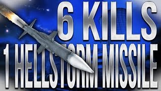 6 KILLS 1 HELLSTORM MISSILE - COD Black Ops II - PS3 Gameplay