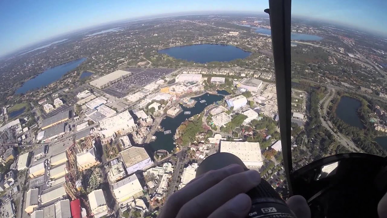 universal studios helicopter tour