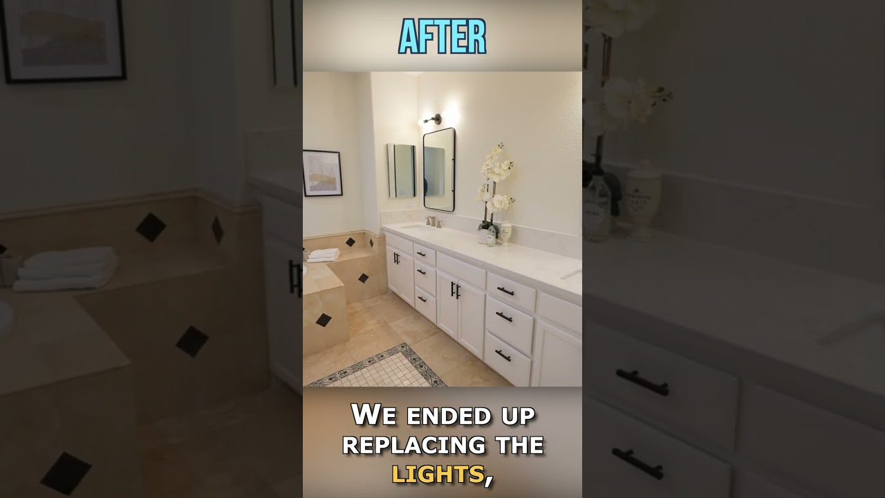 ⚡️ Budget Master Bathroom Makeover ⚡️