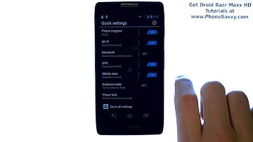 Motorola Droid Razr Maxx HD - How Do I Disable Mobile Data