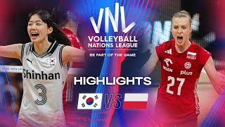 KOR vs.  POL  Highlights | Week 2 | Women's VNL 2024