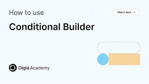 conditional builder
