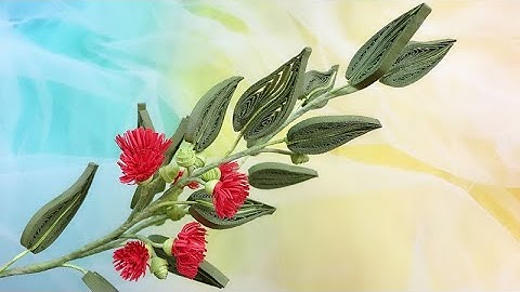 ABC TV | How To Make Eucalyptus Robusta Branch - Paper Quilling - Craft Tutorial