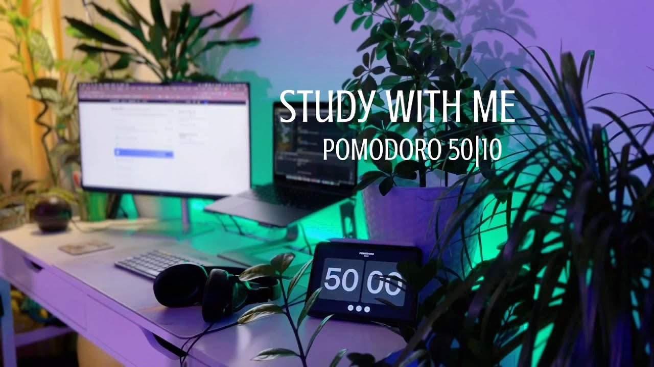 2-Hours Study with Me | Pomodoro Timer | Jazz Relaxing Music | Study ...