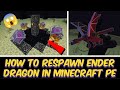 How To RESPAWN ENDER DRAGON In Minecraft PE?🔥🔥 || PS Gamer (RTX)