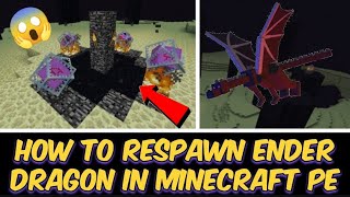 How To RESPAWN ENDER DRAGON In Minecraft PE?🔥🔥 || PS Gamer (RTX)
