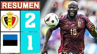 Belgium vs Estonia 2-1 - All Goals & Highlights | World Cup HD