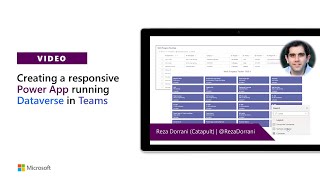 Creating a responsive Power App running Dataverse in Teams
