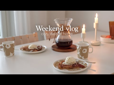 Weekend Vlog I Self-care day I Snowy  and cozy days at home I Life in Finland