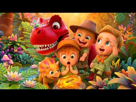 🔴 LIVE: The Funny T.Rex Escapes! 🦖😱 | Kids Cartoon Adventure