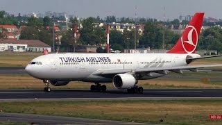 Turkish Airlines Airbus A330-223 Tc-Jip Tk 1722 Takeoff At Berlin Tegel Airport