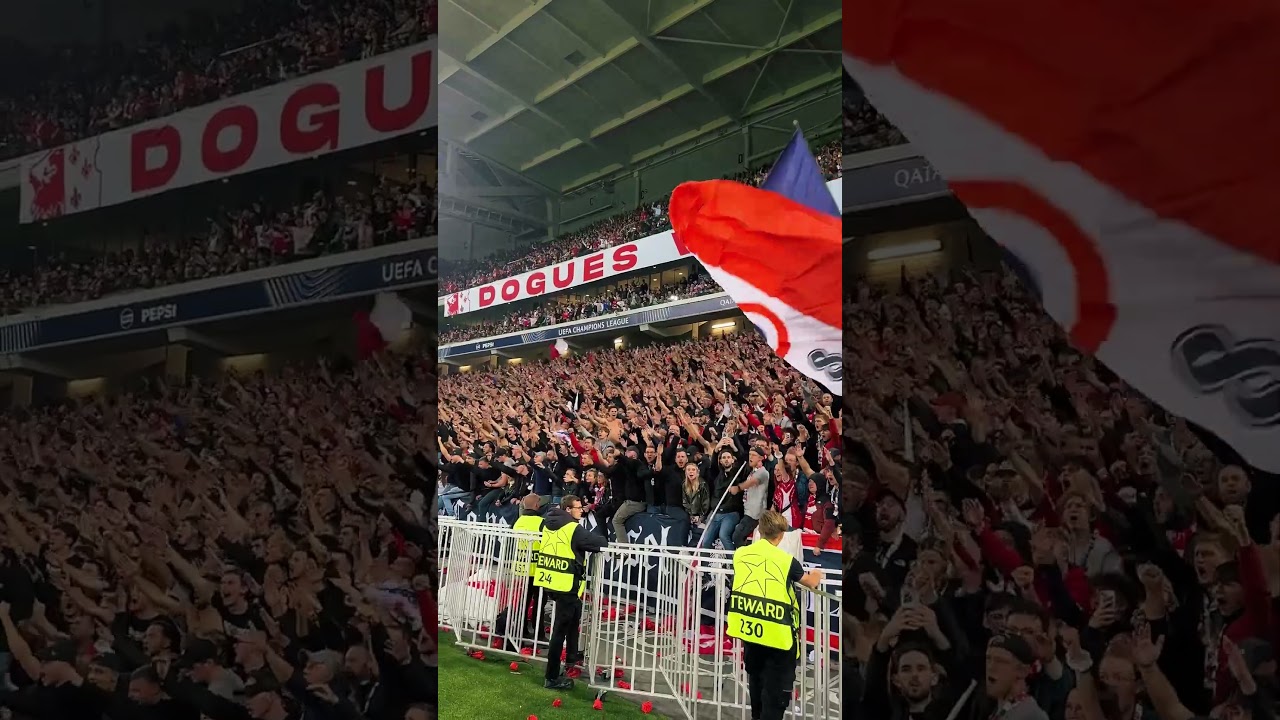 The Decathlon Arena Stade Pierre-Mauroy was ROCKING during Lille’s 1-0 win over Real Madrid 😳🤯🔊