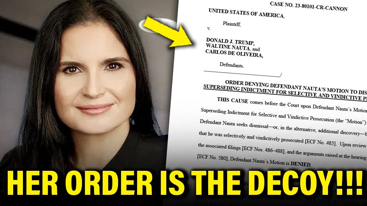 Judge Cannon DELIVERS Loss to Trump to COVER UP her Plan