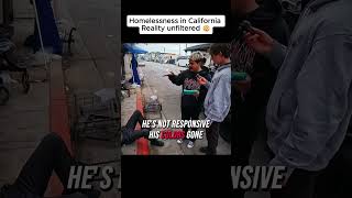 Homelessness in California. The government won't show you this 😳 #homelessness #california #shorts