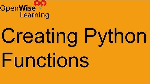 Understanding Python Functions (Part 1)
