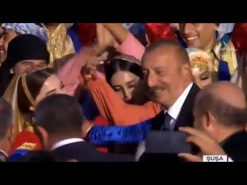 Cənab Prezident İlham Əliyevin Şuşada, Cıdır düzündə rəqsi