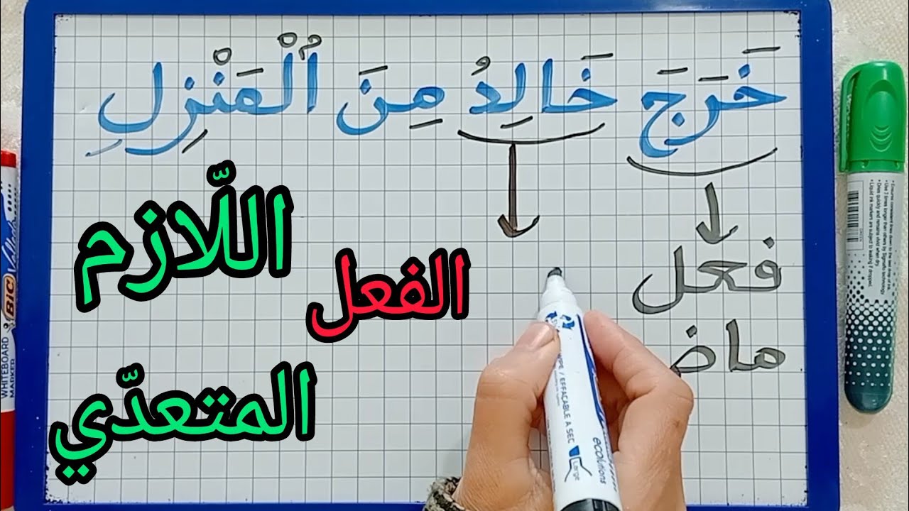 الدرس227:الفعل اللازم والمتعدي (شرح مبسط للمبتدئين)