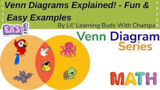 Learn Venn Diagrams With Fun Easy Examples - Beginner Math for Kids