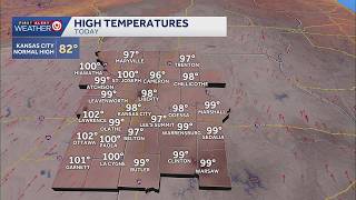 Kansas City weather forecast: One more day of extreme heat