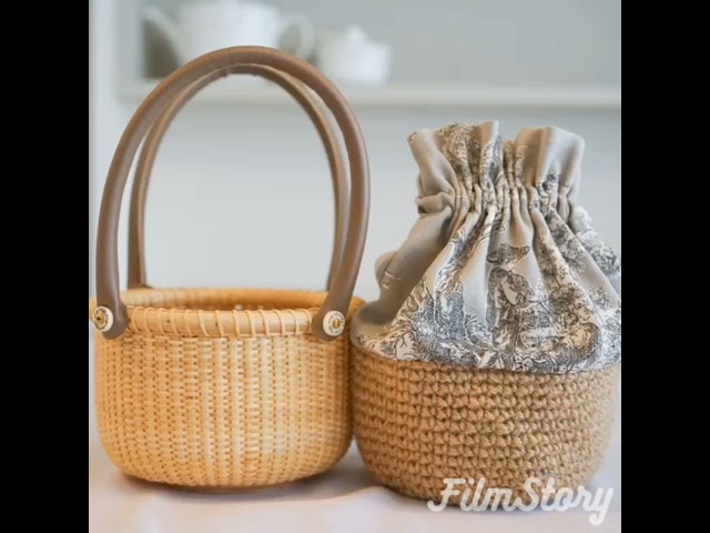 ナンタケットバスケット 7インチ トート オープンバスケット インナー