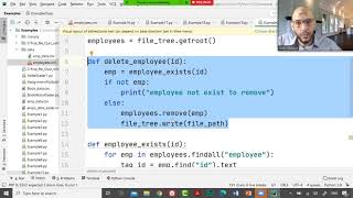 37 Python Handling Data Course XML files Create Remove, Delete Function from XML file