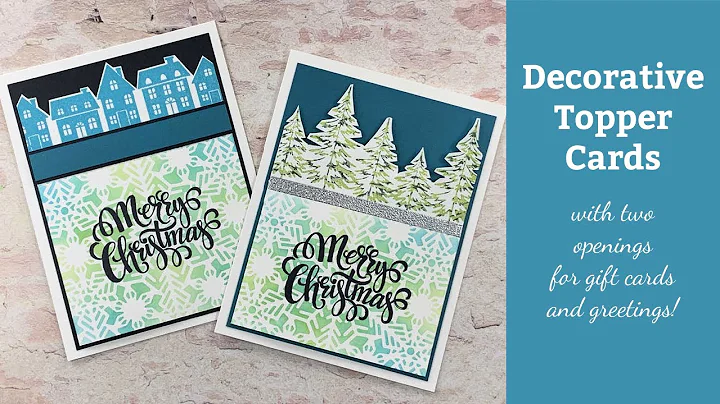 Decorative Topper Holiday Cards