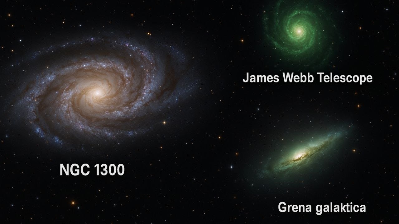 All in One: Galactic Visions Through James Webb — NGC 1300, Green Light, and the Architecture of the