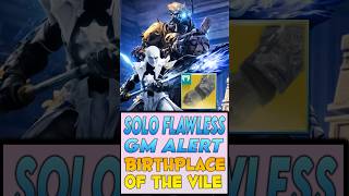 Prisamtic Warlock Winter's Guile Build! Solo Flawless GM Alert Birthplace of the Vile | Destiny 2