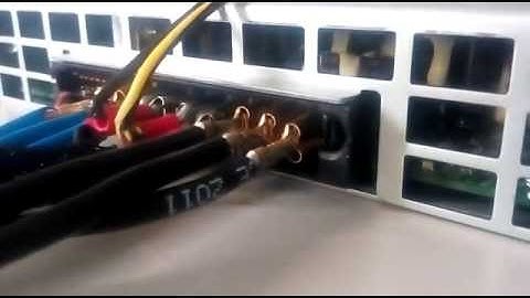 Converted server power supply for Bitcoin miners.