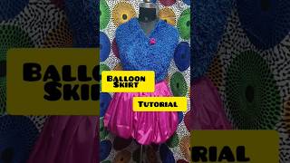 Balloon Skirt Making #sewingpattern #skirttutorial #diysewing #sewingtips @GoodTailorC