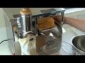 Dmonstration du norwalk juicer