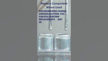 Replace Component Where Used in SYSPRO