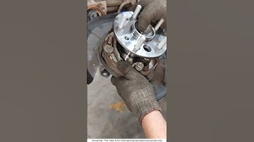 Rear Wheel Bearing Replacement | Step-by-Step Guide #shortsfeed #automobile #mechanic