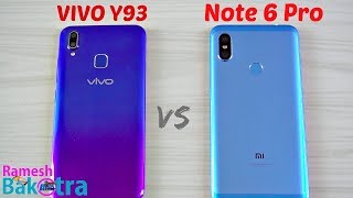 Vivo Y93 vs Redmi Note 6 Pro SpeedTest and Camera Comparison