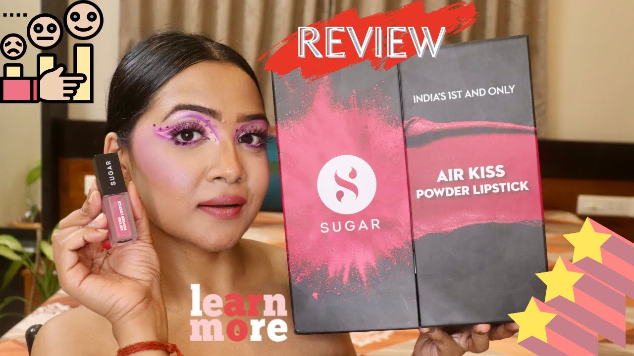 SUGAR AIR KISS POWDER LIPSTICK HONEST REVIEWSWATCH *NOT