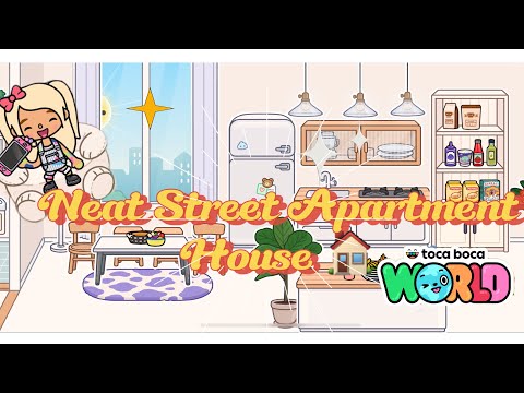 NEW Neat Street Apartment House🧸Makeover🧺House Idea☘️#tocaboca #tocalifeworld #viral #tocagamer
