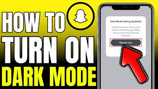 How To Turn On Dark Mode On Snapchat (2026)