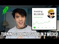 Turning $300 into $6,000 in 2 Weeks!  Robinhood Edition