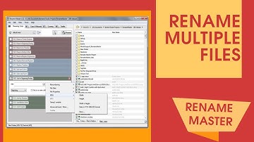 How to Rename many files with Rename Master - tutorial by TechyV