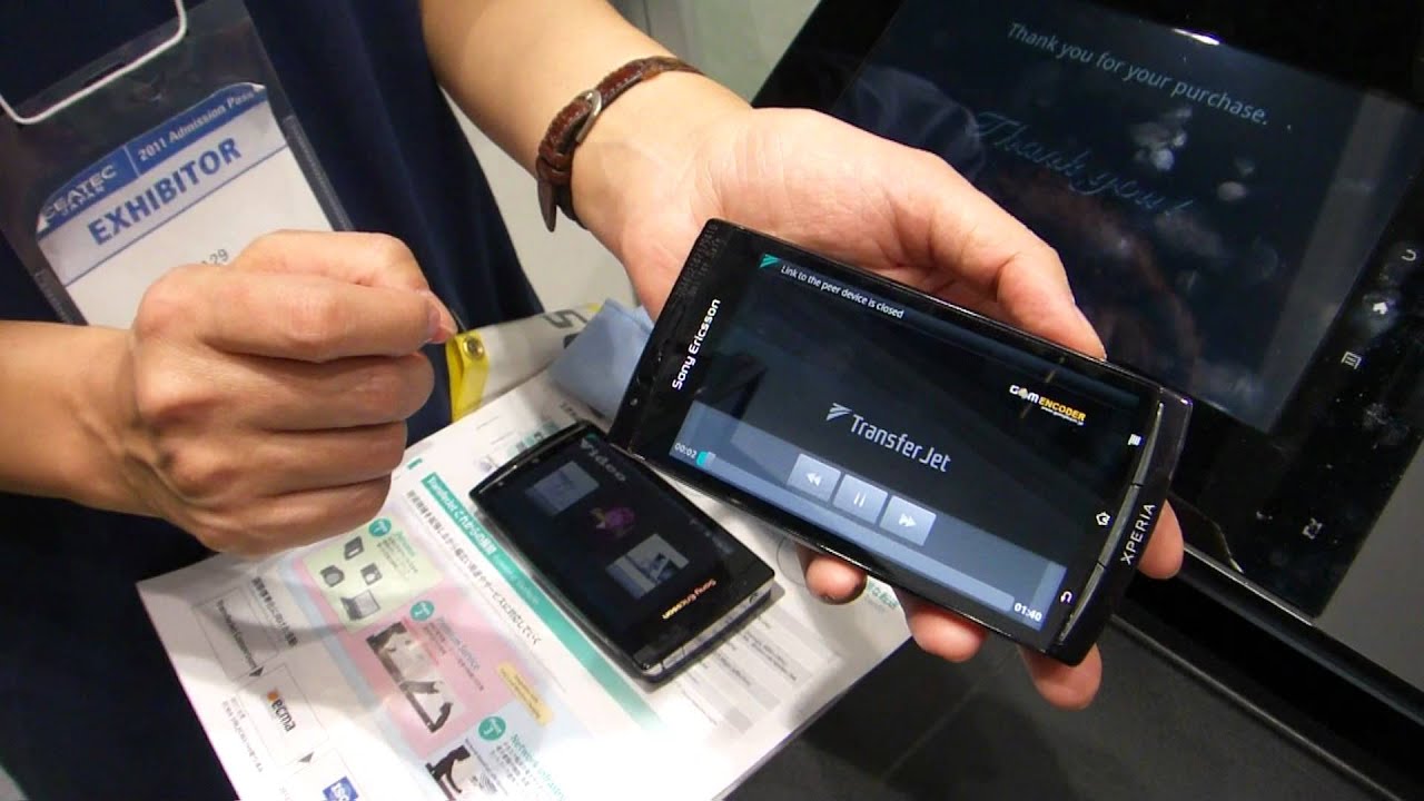 CEATEC 2011 - TransferJet - 通信シート