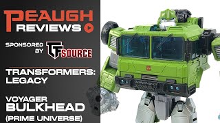 Video Review: Transformers Legacy - Voyager BULKHEAD (Prime Universe)
