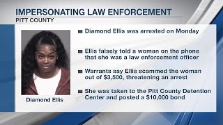 Woman charged with impersonating Pitt County sergeant, scamming victim out of thousands