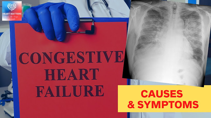 What are the signs and symptoms of congestive heart failure