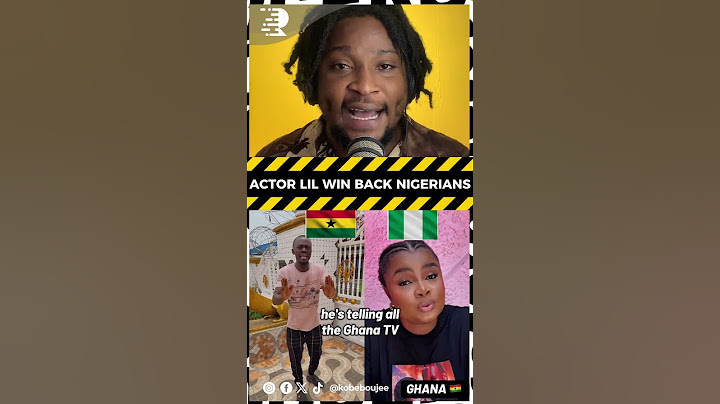 GHANAIAN ACTOR LIL WIN SIDES WITH NIGERIANS AGAINST TV STATIONS 🇬🇭😳