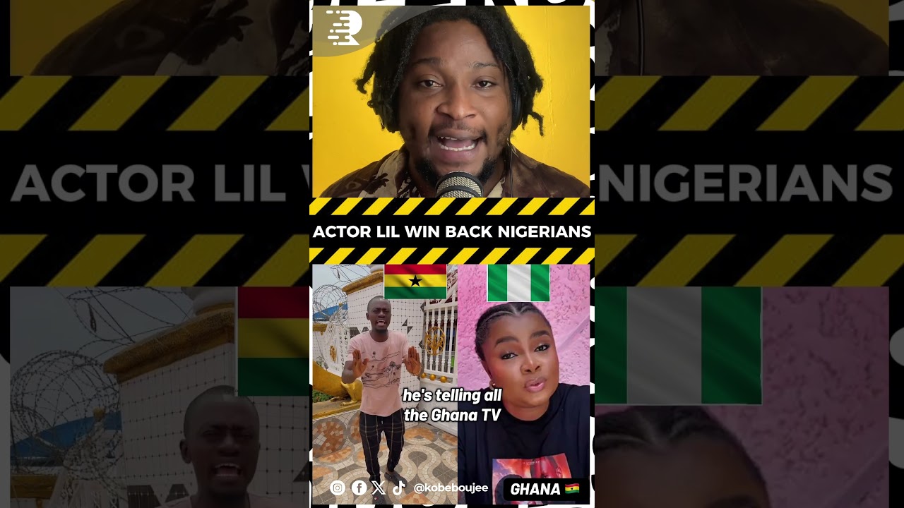 Ганский актёр Лил Вин встал на сторону нигерийцев против телестанций 🇬🇭😳