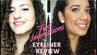 FIRST IMPRESSIONS | Eyeliner Review  | Chicks with Curls