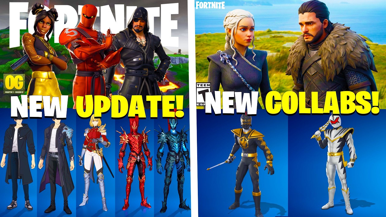 NEW Fortnite Update LEAKS! (Game of Thrones SKINS, OG Season 8 Battle Pass)